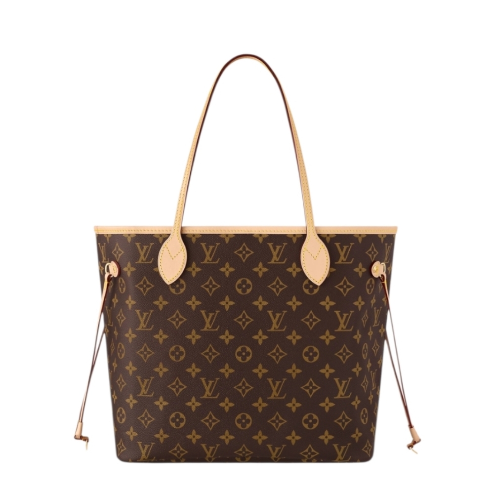 Authenticated Louis Vuitton LV NEVERFULL MM Brown Monogram Tote IN GOOD CONDITIO